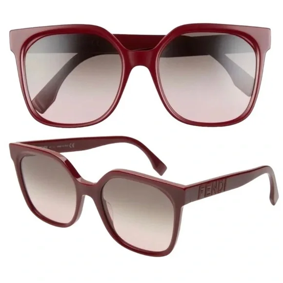 Fendi | Accessories | Fendi Fe4007i Sunglasses Burgundy  display picture 2